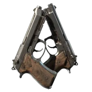 Dual Berettas | Drift Wood (Battle-Scarred)