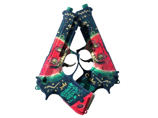 Dual Berettas | Melondrama (Well-Worn)