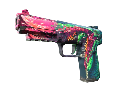 Five-SeveN | Hyper Beast (Well-Worn)