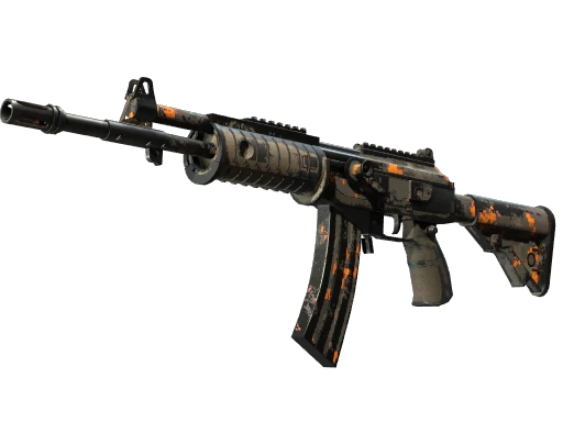 Galil AR | Orange DDPAT (Battle-Scarred)