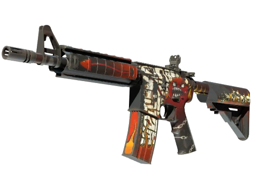 M4A4 | Hellfire (Well-Worn)
