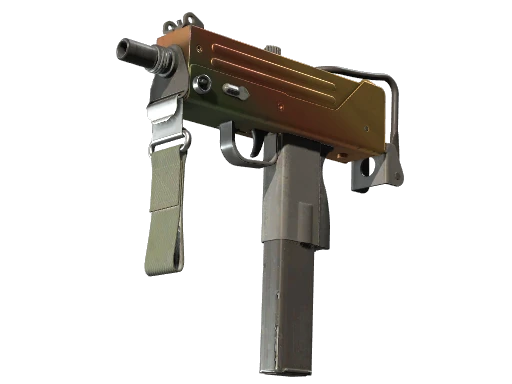 MAC-10 | Amber Fade (Well-Worn)