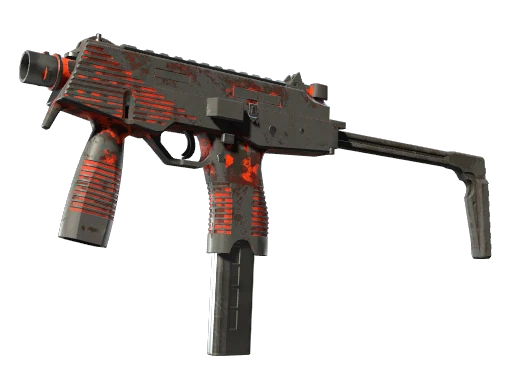 MP9 | Setting Sun (Battle-Scarred)