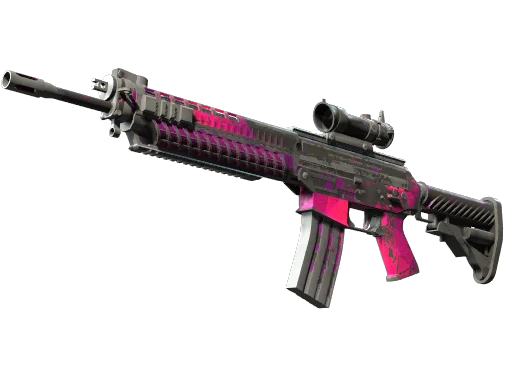 SG 553 | Pulse (Battle-Scarred)