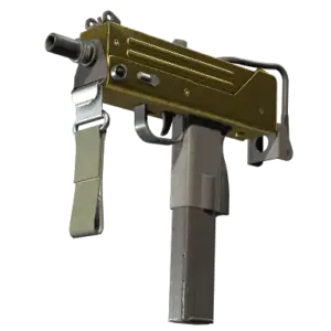Souvenir MAC-10 | Gold Brick (Well-Worn)