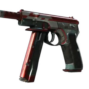 StatTrak™ CZ75-Auto | Red Astor (Well-Worn)
