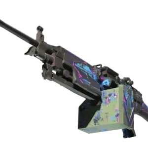 StatTrak™ M249 | Downtown (Battle-Scarred)