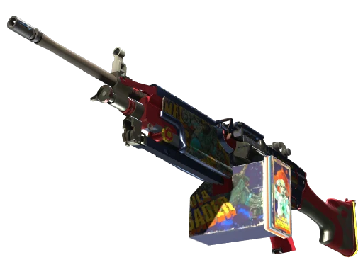 StatTrak™ M249 | Nebula Crusader (Minimal Wear)