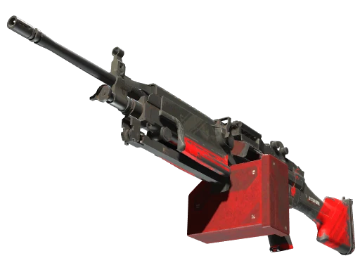 StatTrak™ M249 | System Lock (Battle-Scarred)