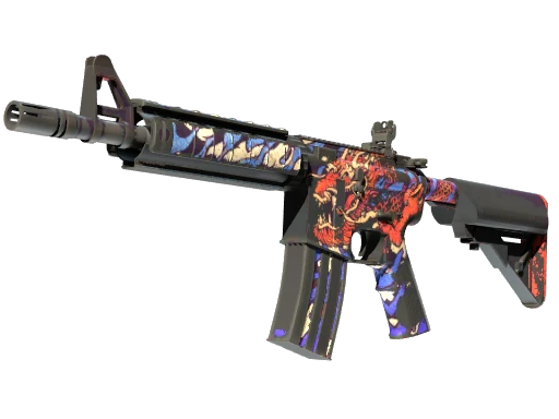 StatTrak™ M4A4 | 龍王 (Dragon King) (Battle-Scarred)