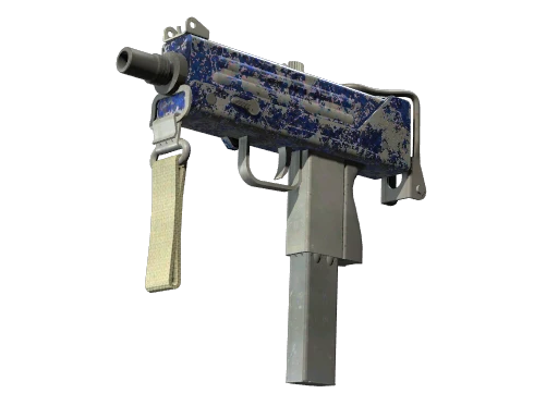 StatTrak™ MAC-10 | Lapis Gator (Battle-Scarred)