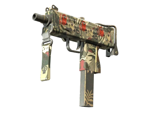 StatTrak™ MAC-10 | Monkeyflage (Factory New)