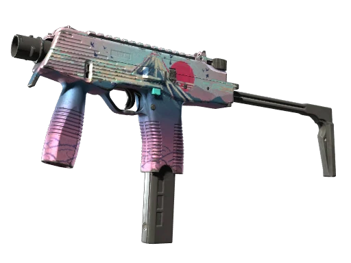 StatTrak™ MP9 | Mount Fuji (Well-Worn)