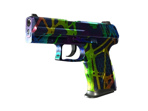 StatTrak™ P2000 | Acid Etched (Well-Worn)