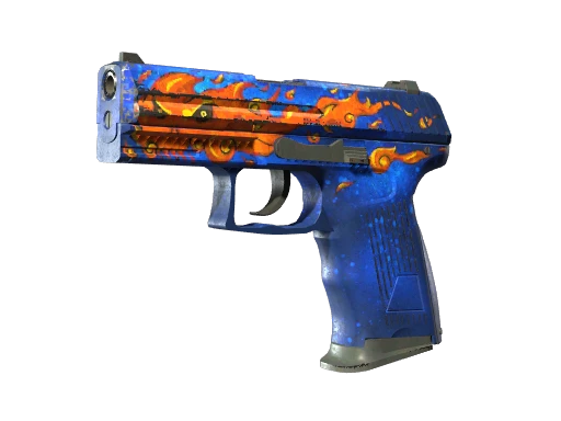 StatTrak™ P2000 | Fire Elemental (Battle-Scarred)