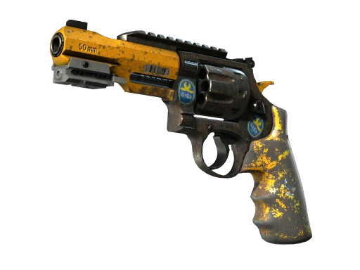 StatTrak™ R8 Revolver | Banana Cannon (Battle-Scarred)