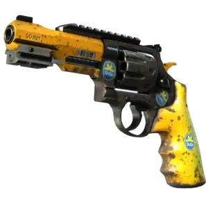 StatTrak™ R8 Revolver | Banana Cannon (Well-Worn)