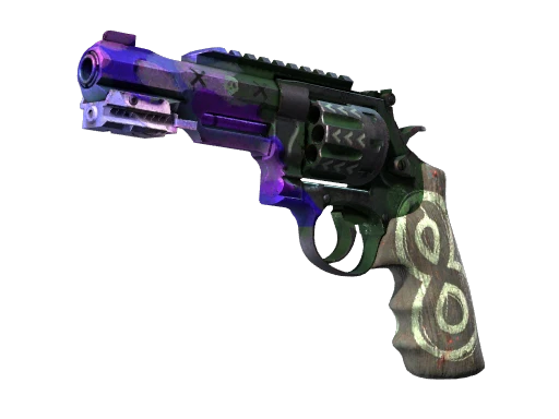 StatTrak™ R8 Revolver | Crazy 8 (Battle-Scarred)