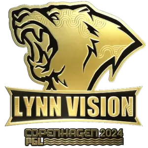 Sticker | Lynn Vision (Gold) | Copenhagen 2024