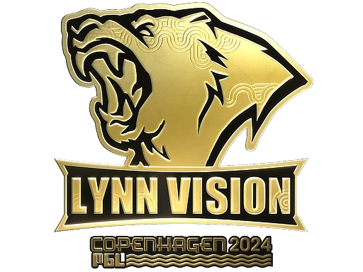 Sticker | Lynn Vision (Gold) | Copenhagen 2024