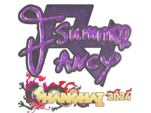 Sticker | Summer (Glitter) | Shanghai 2024