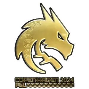 Sticker | Team Spirit (Gold) | Copenhagen 2024