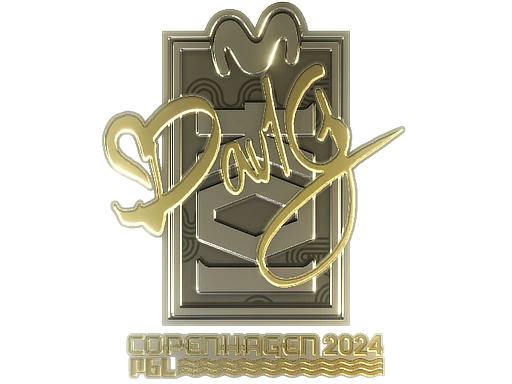 Sticker | dav1g (Gold) | Copenhagen 2024