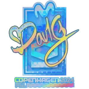 Sticker | dav1g (Holo) | Copenhagen 2024