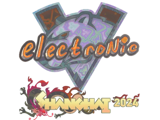 Sticker | electronic (Holo) | Shanghai 2024