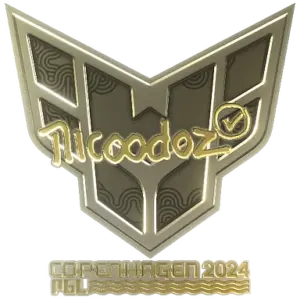 Sticker | nicoodoz (Gold) | Copenhagen 2024