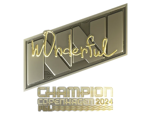 Sticker | w0nderful (Gold, Champion) | Copenhagen 2024