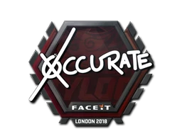 Sticker | xccurate | London 2018