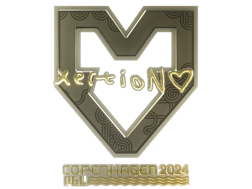 Sticker | xertioN (Gold) | Copenhagen 2024
