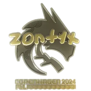Sticker | zont1x (Gold) | Copenhagen 2024