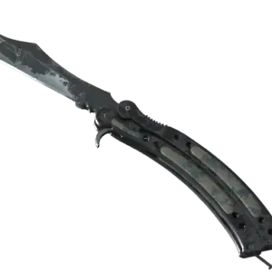 ★ Butterfly Knife | Night (Battle-Scarred)