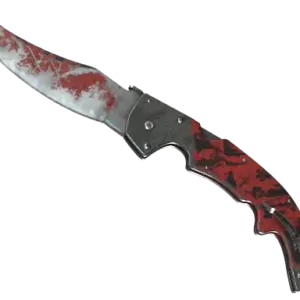 ★ Falchion Knife | Crimson Web (Battle-Scarred)