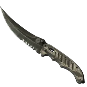 ★ Flip Knife | Black Laminate (Battle-Scarred)