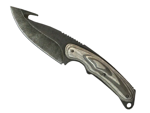 ★ Gut Knife | Black Laminate (Battle-Scarred)