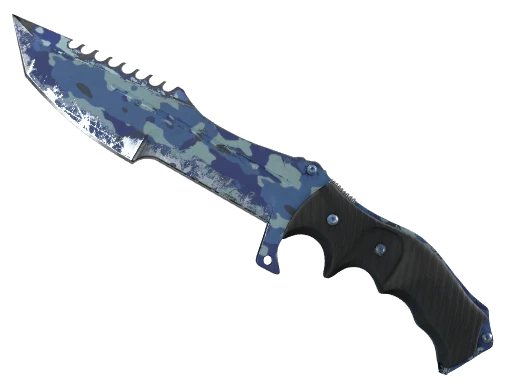 ★ Huntsman Knife | Bright Water (Well-Worn)