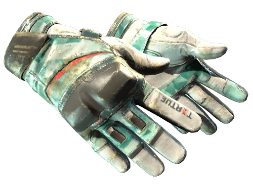 ★ Moto Gloves | Spearmint (Battle-Scarred)