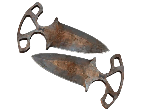 ★ Shadow Daggers | Rust Coat (Battle-Scarred)
