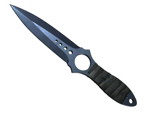 ★ Skeleton Knife | Blue Steel (Battle-Scarred)