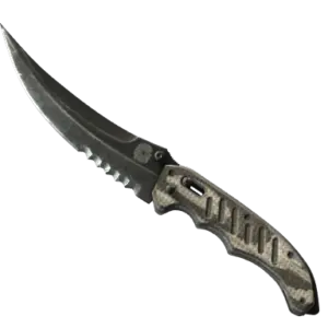 ★ StatTrak™ Flip Knife | Black Laminate (Well-Worn)