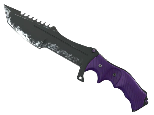 ★ StatTrak™ Huntsman Knife | Ultraviolet (Well-Worn)