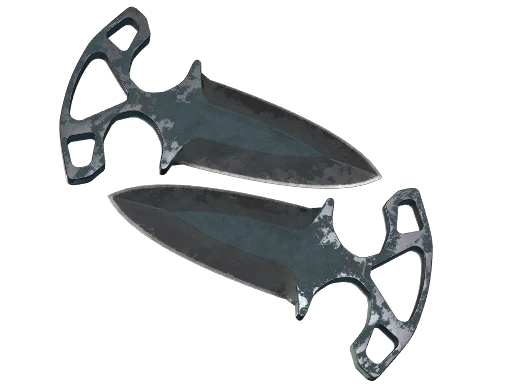 ★ StatTrak™ Shadow Daggers | Night (Battle-Scarred)