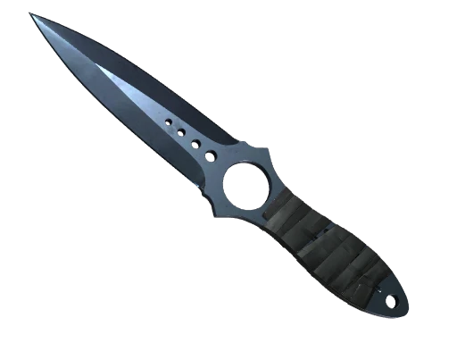 ★ StatTrak™ Skeleton Knife | Blue Steel (Well-Worn)