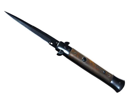 ★ StatTrak™ Stiletto Knife | Blue Steel (Well-Worn)