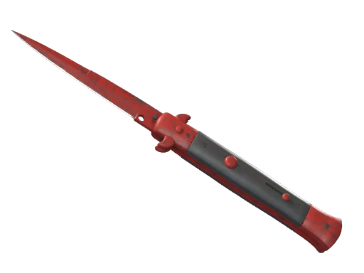 ★ StatTrak™ Stiletto Knife | Crimson Web (Minimal Wear)