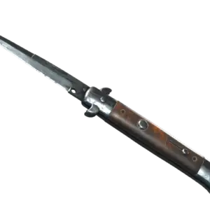 ★ Stiletto Knife | Damascus Steel (Field-Tested)