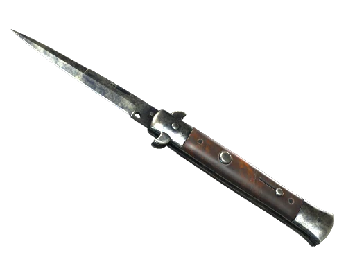 ★ Stiletto Knife | Stained (Battle-Scarred)